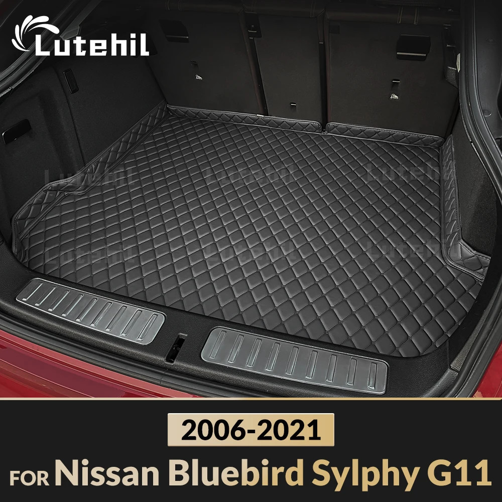 

Car Trunk Mat For Nissan Bluebird Sylphy G11 2006-2021 20 19 18 17 16 15 14 13 12 11 10 09 Cargo Liner