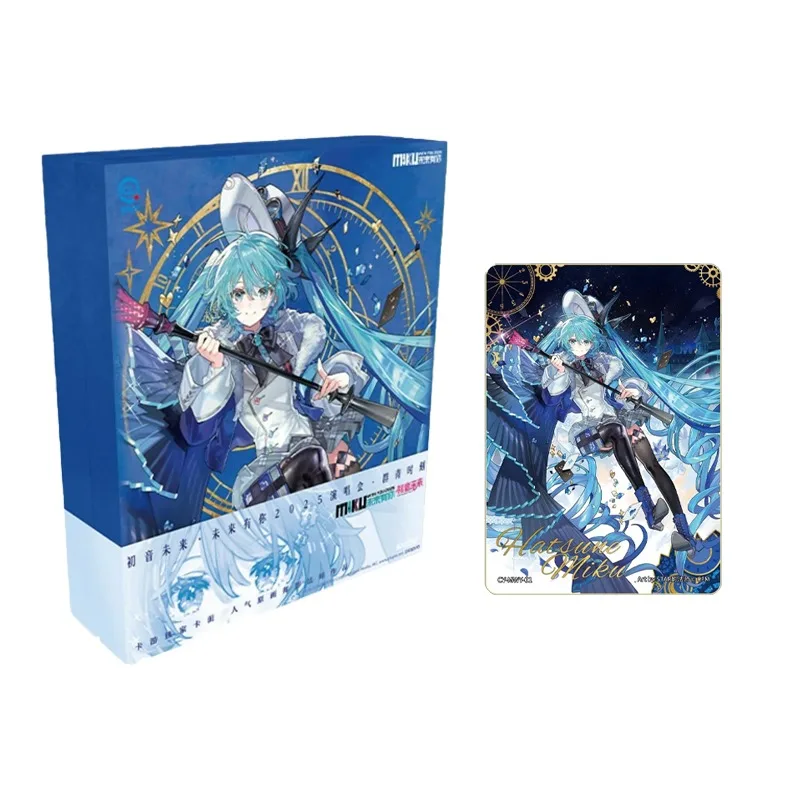 本物の新しいkayou初音ミクシリーズコレクタブルカード-future-with-you-moment-of-youthカード-アニメギフトグッズ