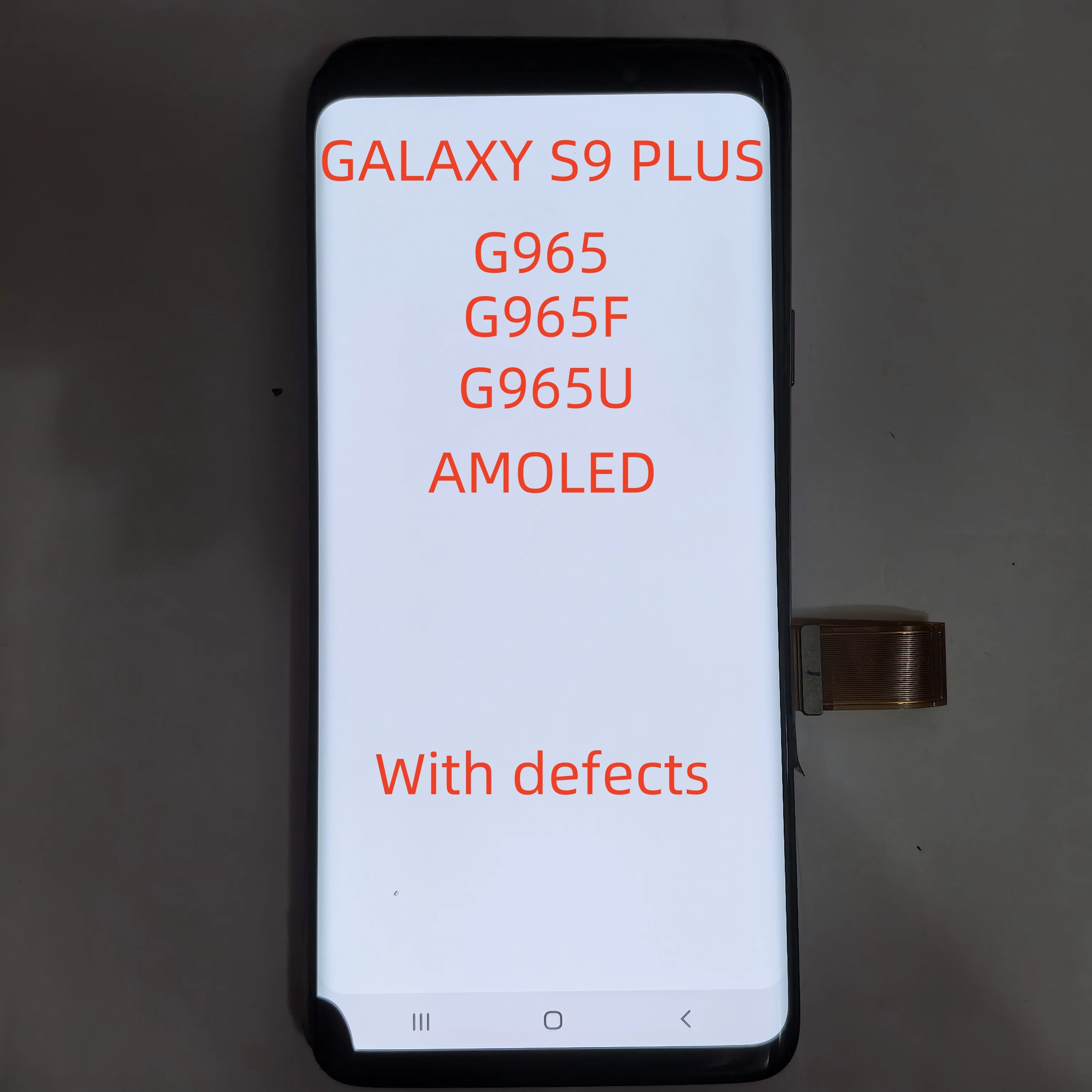 100% Test Super AMOLED Display Screen With defects for Samsung Galaxy S9 Plus G965F G965U G9650 Lcd Display Digital Touch Screen