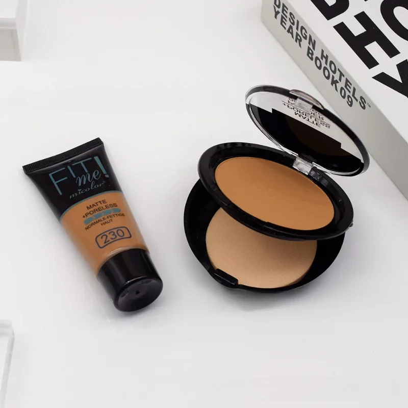 24ML Fit Me Foundation Make Up For Black Women Oily Dry Skin Foundation Concealer One Primer Face Maquillage Korean Cosmetic