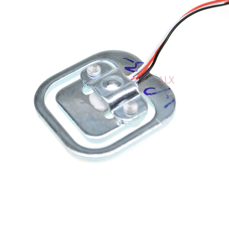 4PCS 50kg Body Load Cell Weighing Sensor Resistance Strain Half-bridge Total Weight Scales Sensors Pressure Measurement 34x34mm