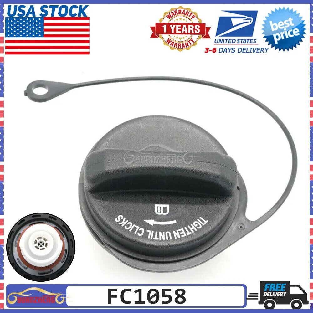 Car NEW FC1058 New Black Fuel Tank Gas Cap Cover for Ford Explorer Taurus Mercury Montego 3.5L 4.0L 4.6L 6L2Z9030F