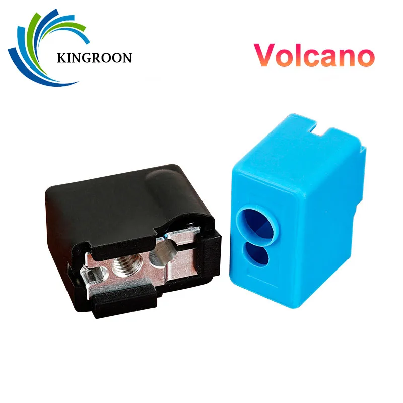 

KINGROON 1pcs VOLCANO Heated Block Aluminum Heater Block silicon case cover For Volcano Hotend 3D Printer Parts