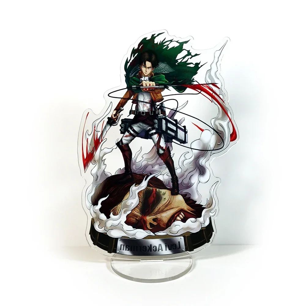 Levi Rivaille fighting with Kemono no kyojin acrylic standee figurines desk decoration