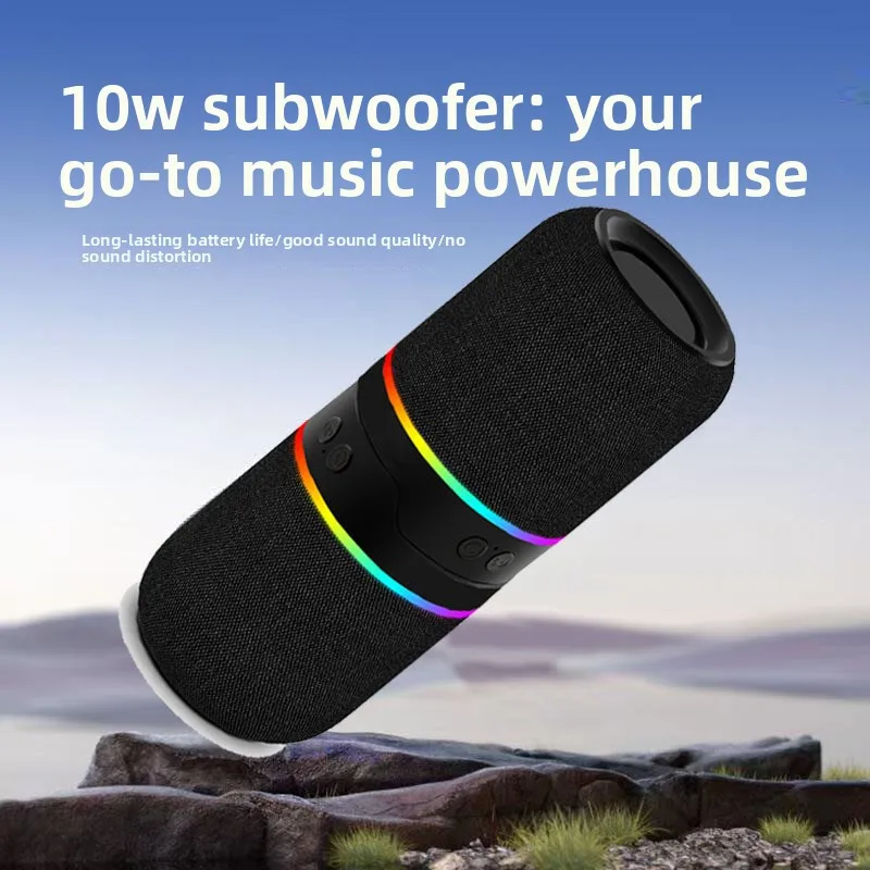 VYOPBC Magnetic Bluetooth Speaker Bass Outdoor Car Home Mini Desktop Split 2 in 1 Audio