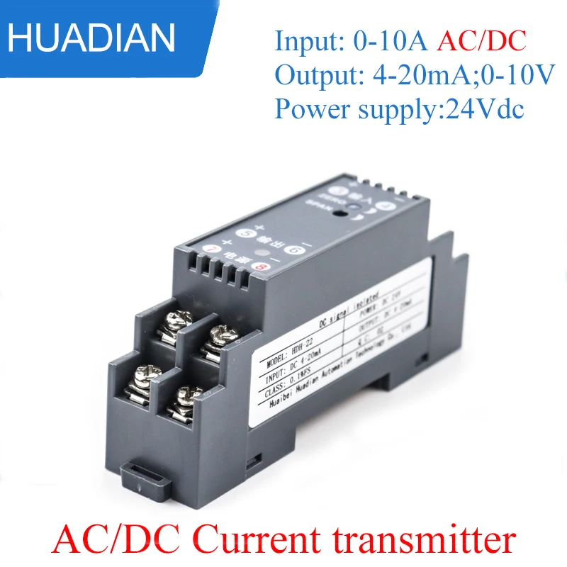 4-20ma ac current power transmitter split core transmission sensor transformer 0-10A input