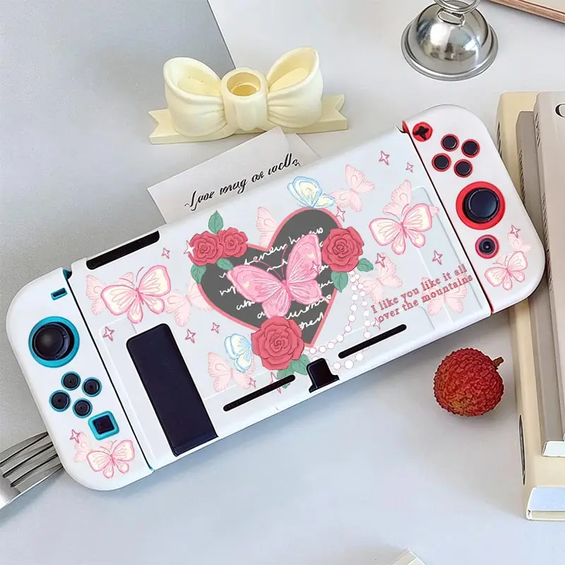 Ultra-slim Shock-absorbing Case Anti-Scratch Shell Protector TPU Split Protective Case for Nintendo Switch NS Game Console