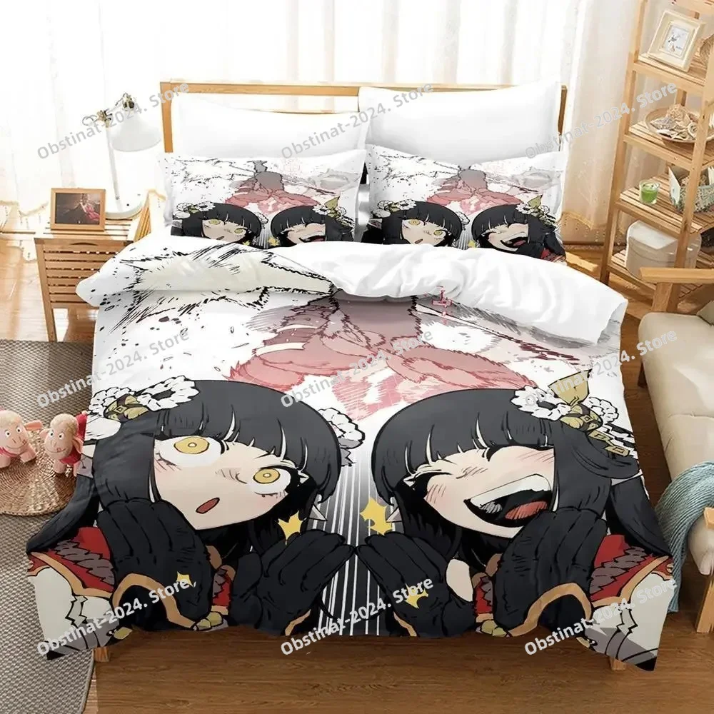 

Fashion Game Monster Hunter Hinoa&Minoto Bedding Set Single Twin Full Queen King Size Bed Set Adult Kid Bedroom Duvet cover Sets