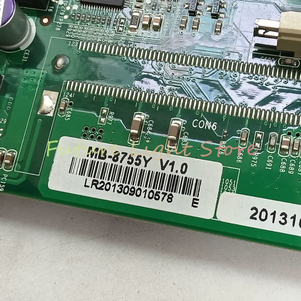 Firewall Disassembly Motherboard MB-8755Y V1.0 7 Gigabit Ethernet Ports 4 SATA