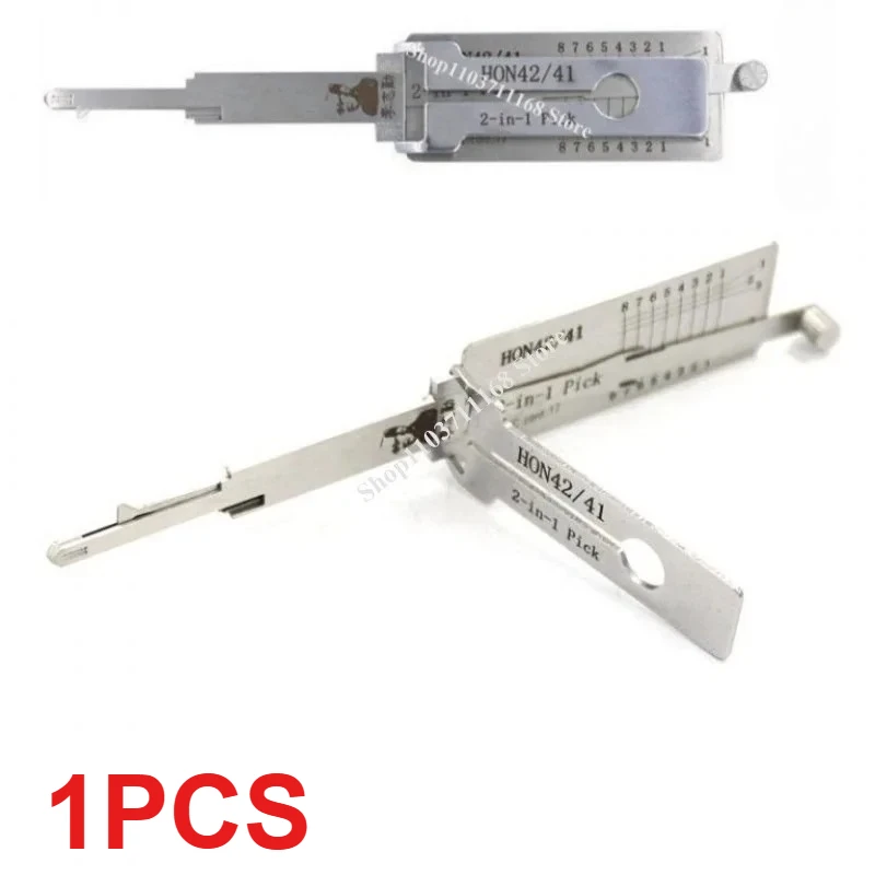 1 قطعة أداة Ganzua LISHI 2 في 1 لهوندا دراجة نارية لاقط/فك التشفير HON42/41 قفال Ganzua عدة مجموعة كاملة مفتاح مجموعة كاملة سيارة
