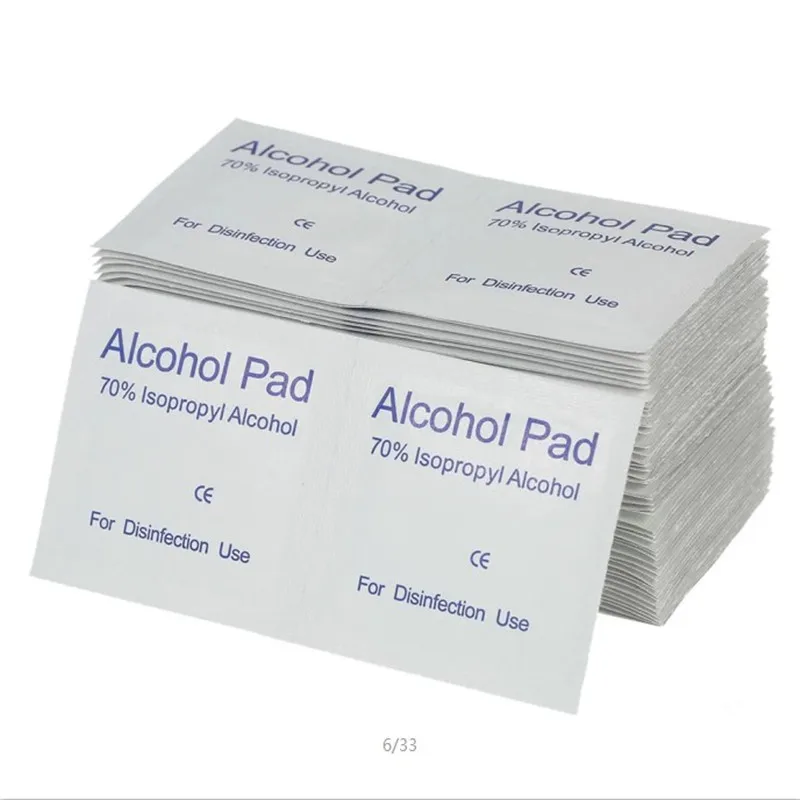 Alcohol Wipes 100 Pieces Containing 75% Antibacterial Cleansing Skin Care Wipe Accessories Jewelry Outdoor Special Equipment