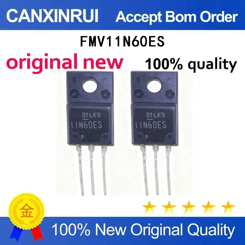 (5-100 Pieces)FMV11N60ES 11N60ES TO-220F plastic seal