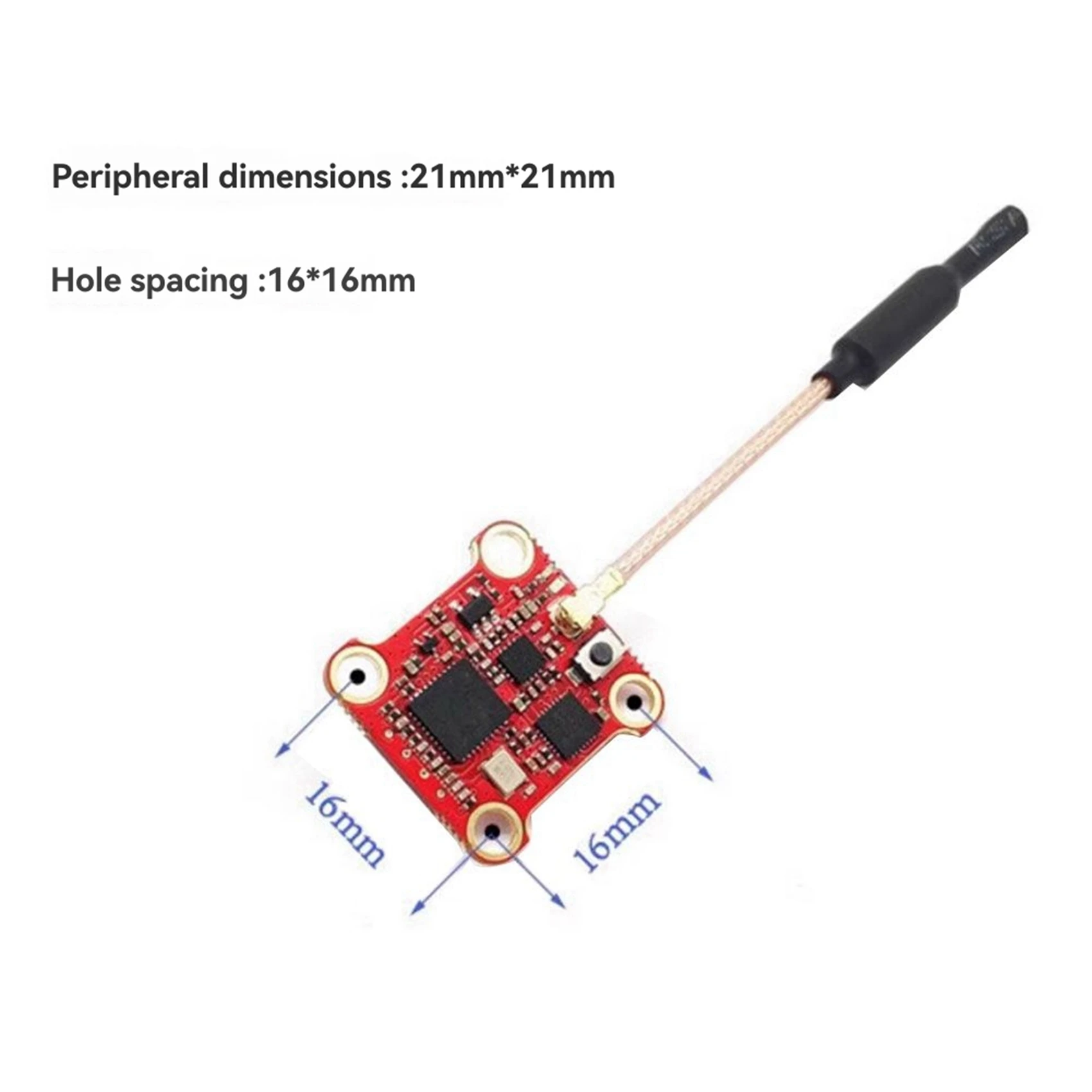 

2X 5.8G 400Mw VTX 40-канальный аналоговый видеопередатчик с регулируемой мощностью, поддержка протокола TBS для FPV RC дронов