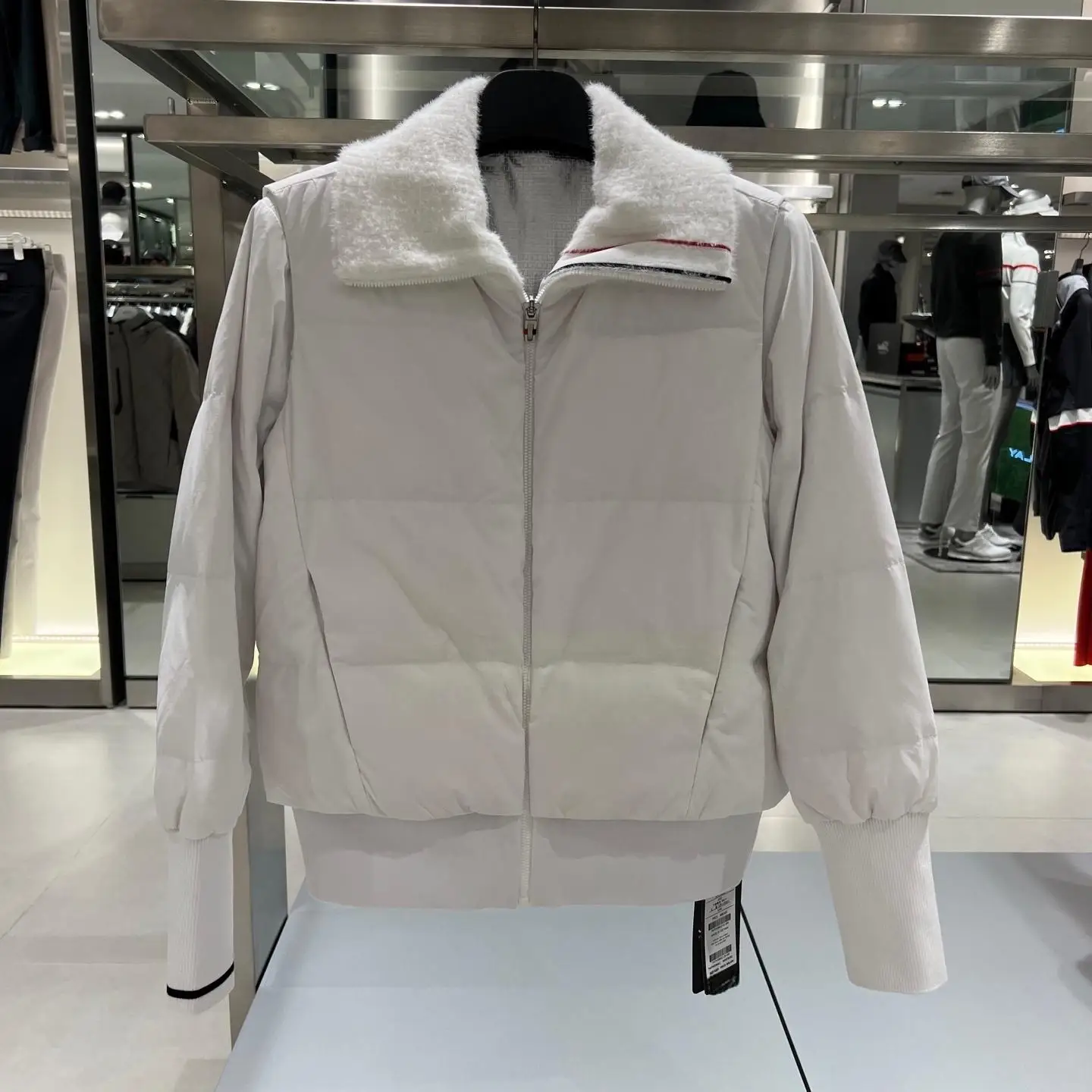 Clearance Sale-Ladies Golf Long Sleeve Zip Jacket Autumn Winter Convertible Stand‑Turn‑Down Collar Casual Sports Outerwear