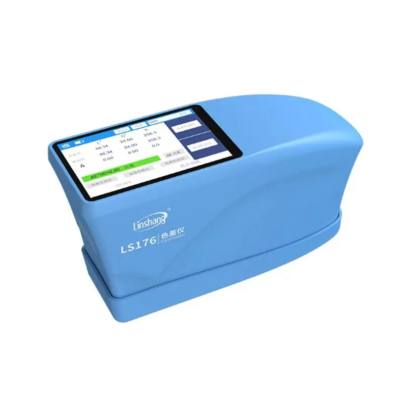 Linshang LS176 LS176B Colour Color Spectrophotometer Colorimeter with 400~700nm Spectral Reflectance Curve Whiteness Yellowness