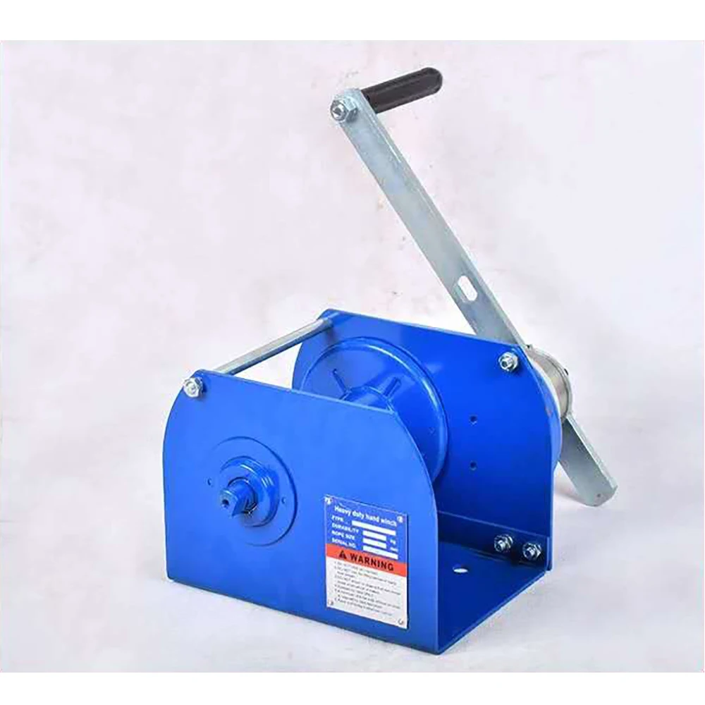 2T Manual Winch Two-way Self-locking Heavy Winch Hoist Small Crane Tractor