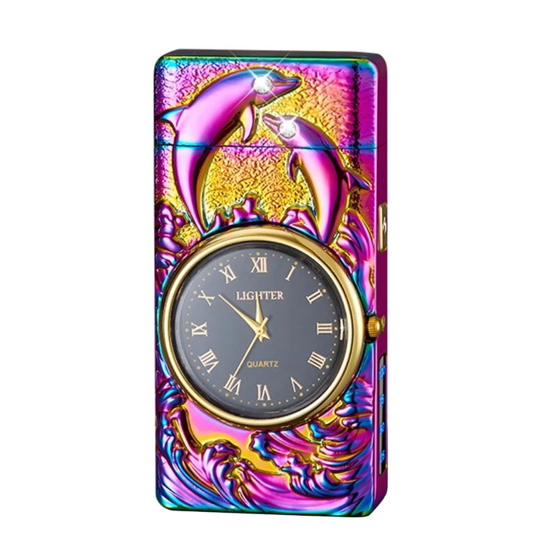 Portable Cigarettes Smoking Lighters with Watch Torch Windproof