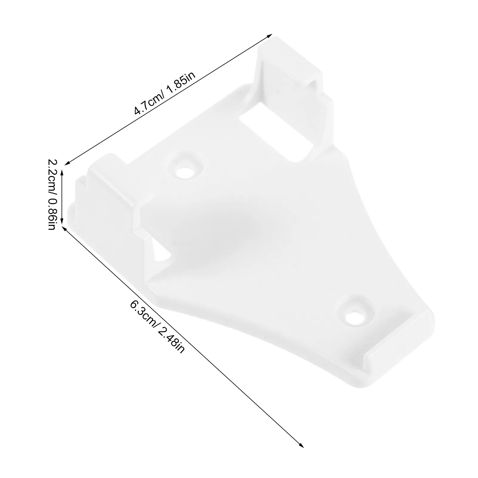 4pcs Ceiling Fan Remote Holder Wall-Mounted Rc Organizer With Screws Remote Control Holder For Ceiling Fans Or Air Conditioners