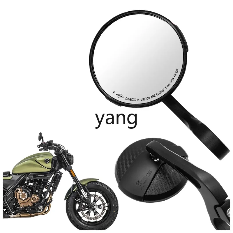 

Yjq original rearview mirror motorcycle reflective retro reversing mirror