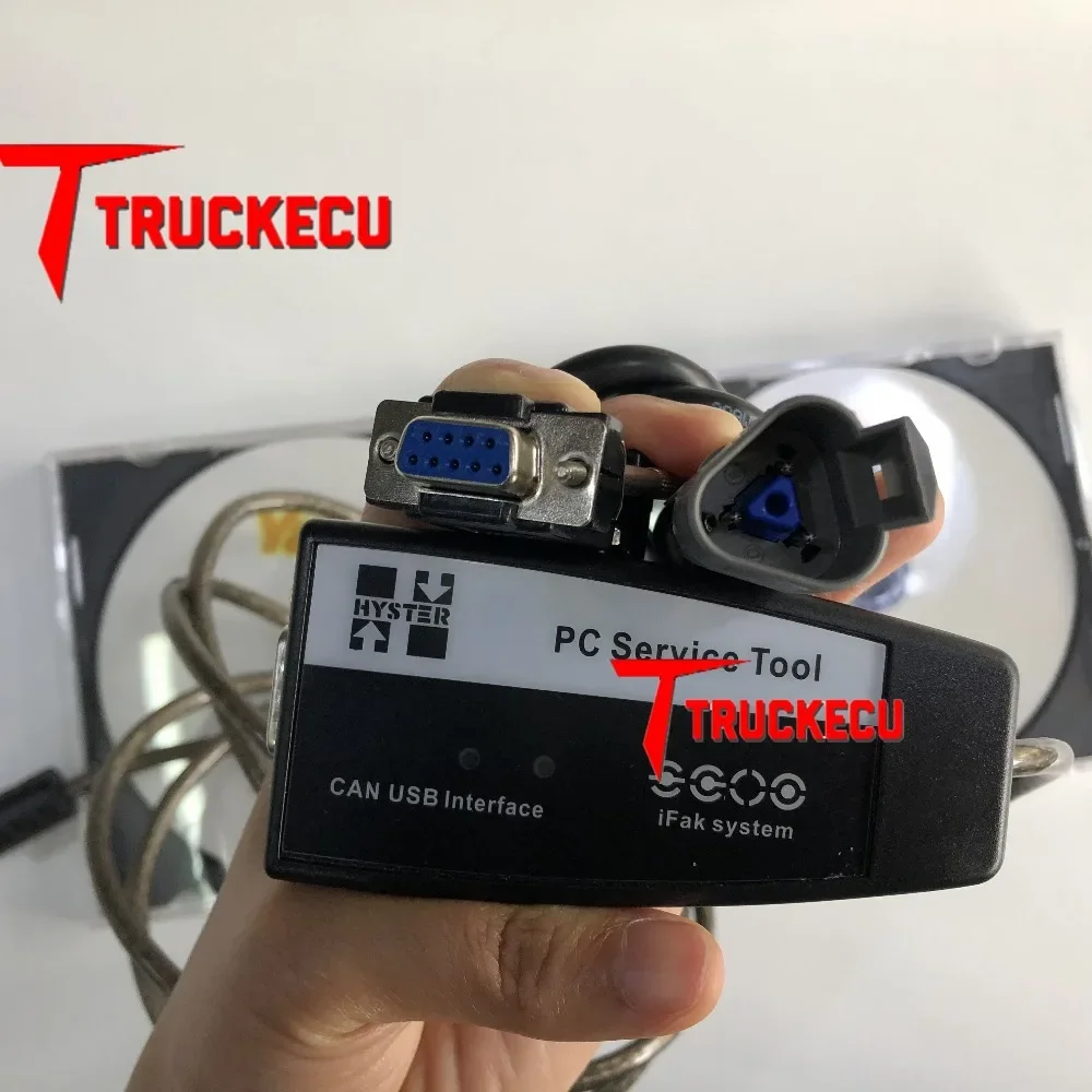 Herramienta de servicio para PC Yale Hyster, interfaz USB Ifak CAN, herramienta de diagnóstico para montacargas Yale Hyster, cable de escáner.