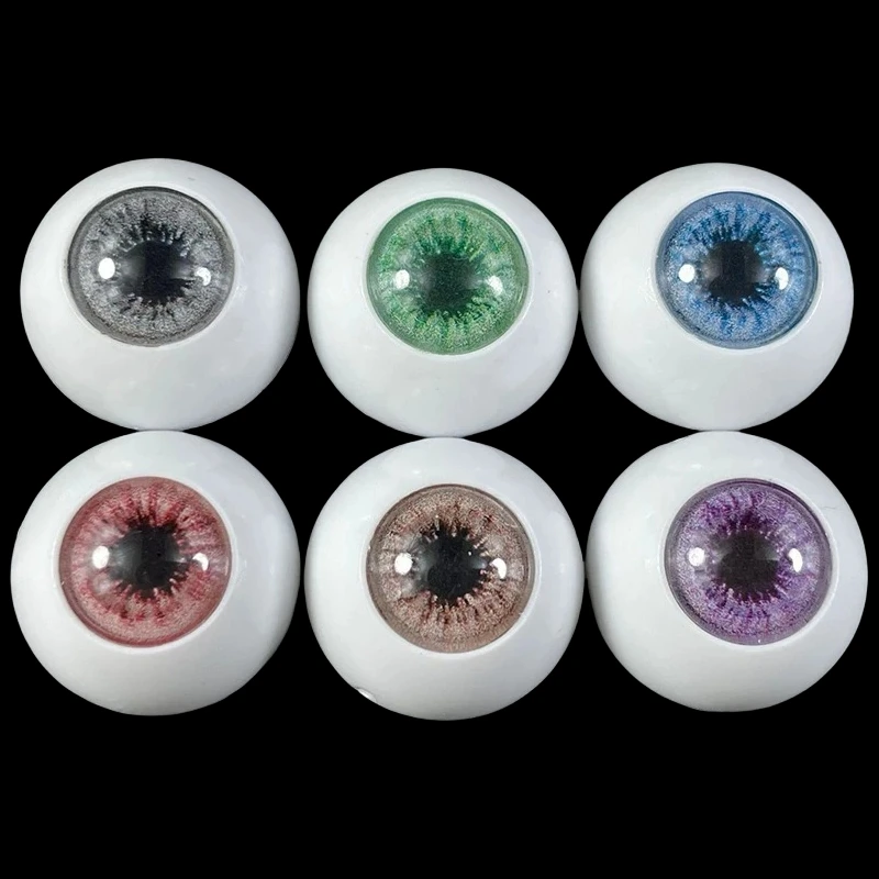 1 paio 10mm/12mm/14mm/16mm/18mm bulbo oculare della bambola per BJD occhi della bambola fai da te accessori occhi animali occhi acrilici bulbi oculari della bambola