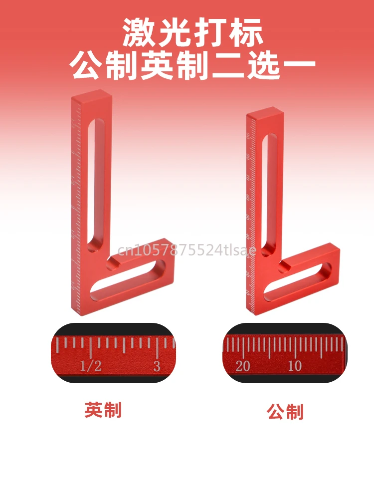 L-Square Measuring Scale Height Ruler 90 Degree Angle Ruler Woodworking Auxiliary Tool Fengsen Tool Measuring Tool