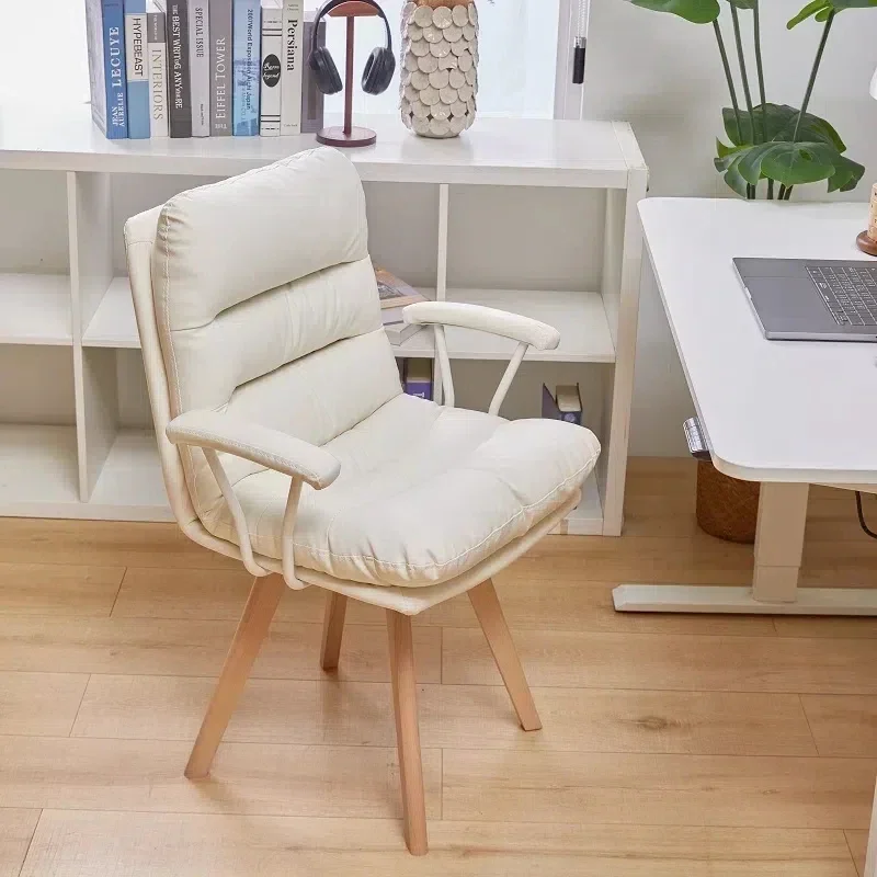 

Soild Wood Modern Office Chair Swivel Simple Conference Cheap Armchair Computer Breathability Chaise De Bureaux Chair Furniture