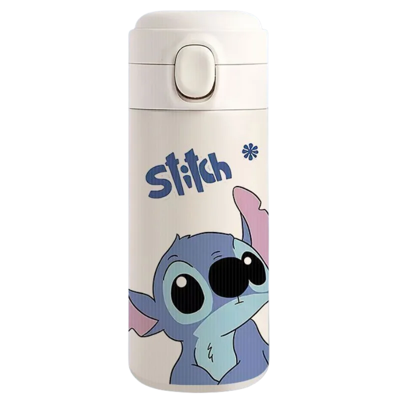 Stitch Angel cute cartoon large capacity small and light portable high value personality creative stainless steel insulation cup