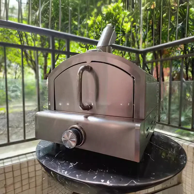 Household Portable Stainless Steel Pizza Oven Outdoor Gas Pizza Oven