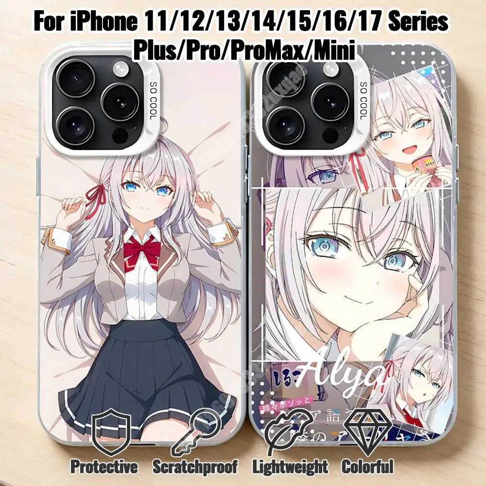 

Alya Alisa Mikhailovna Kujou Phone Case for iPhone 17 16 Max Mini 15 14 13 Pro Plus 12 11 X XS Air Premium Protector