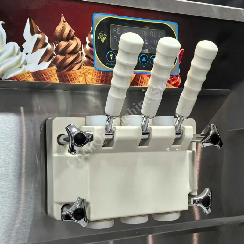 Ice Cream Machine Cold Drink Slash Commercial Stainless Steel Lced Coffee Machine Frozen Yogurt Soft Ice Cream Machine