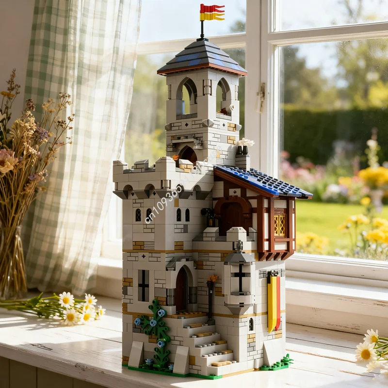 1366 قطعة MOC وحدات القلعة S إبقاء الأسد نموذج بناء لعبة كتل العمارة لتقوم بها بنفسك هدايا عيد الميلاد الإبداعية فكرة التعليم للأطفال #1