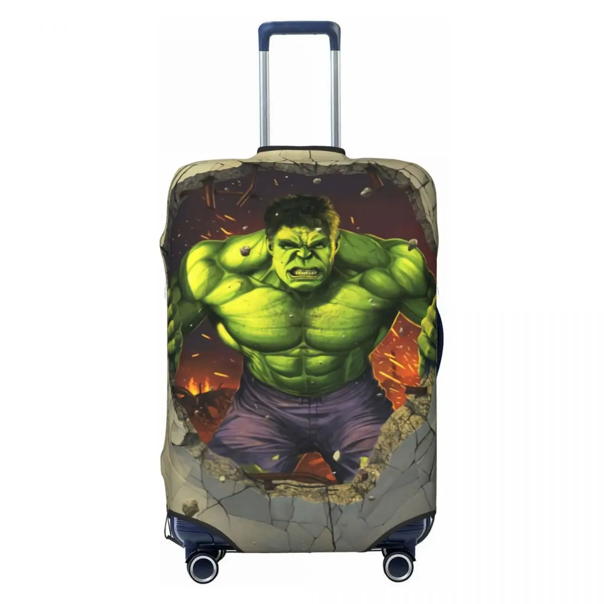 

Custom Hulk Luggage Cover Elastic Travel Suitcase Protective Covers Suit For 18-32 inch