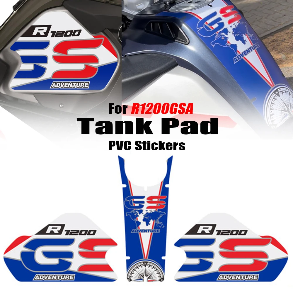 

For BMW R1200GSA R 1200 GS GSA Adventure Stickers Protector Cases Tank Pad Fairing Fender Protection scratch-resistant Decals