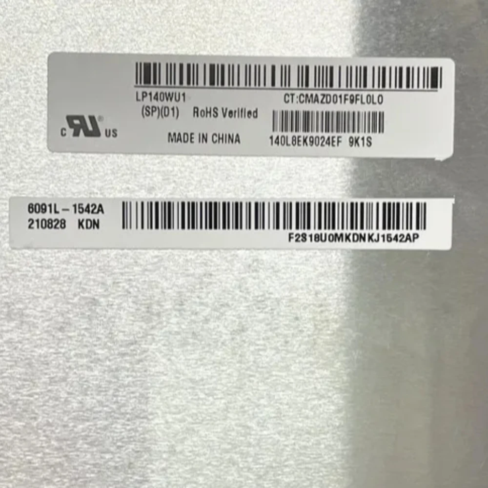 LP140WU1 SPD1 30 pins 1920x1200 14.0'' IPS Panel LCD Screen Display Matrix
