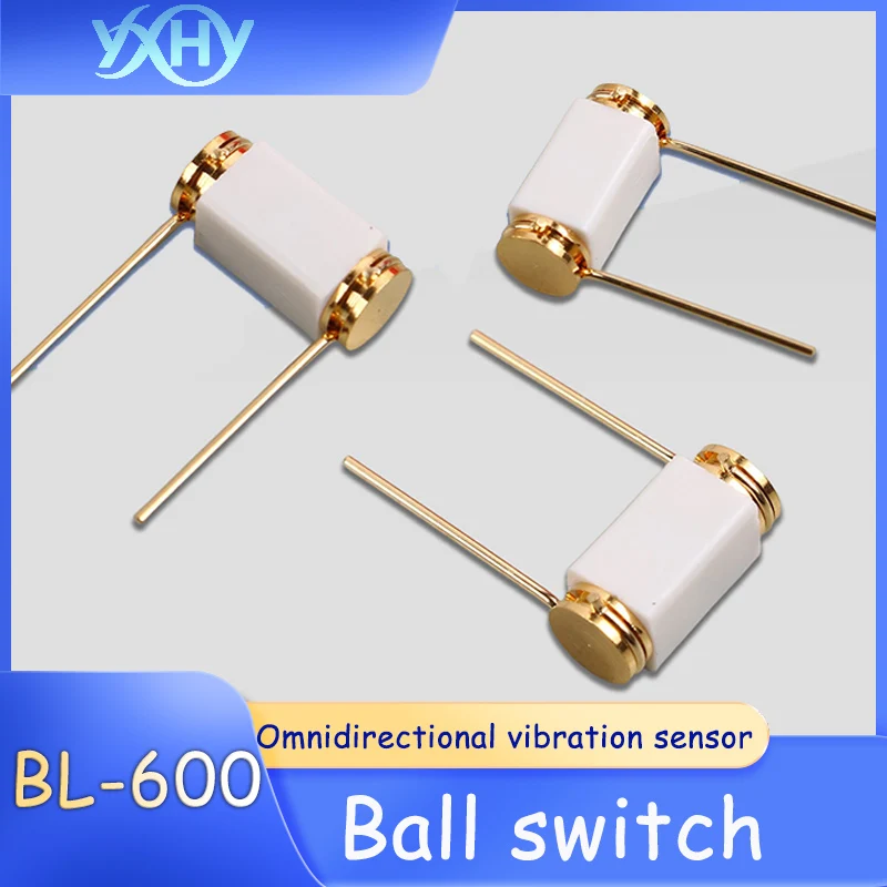 

5/10pcs Omnidirectional Vibration Sensor Switch BL-600DIP Vibration Sensing Ball Insertion Type High Sensitivity