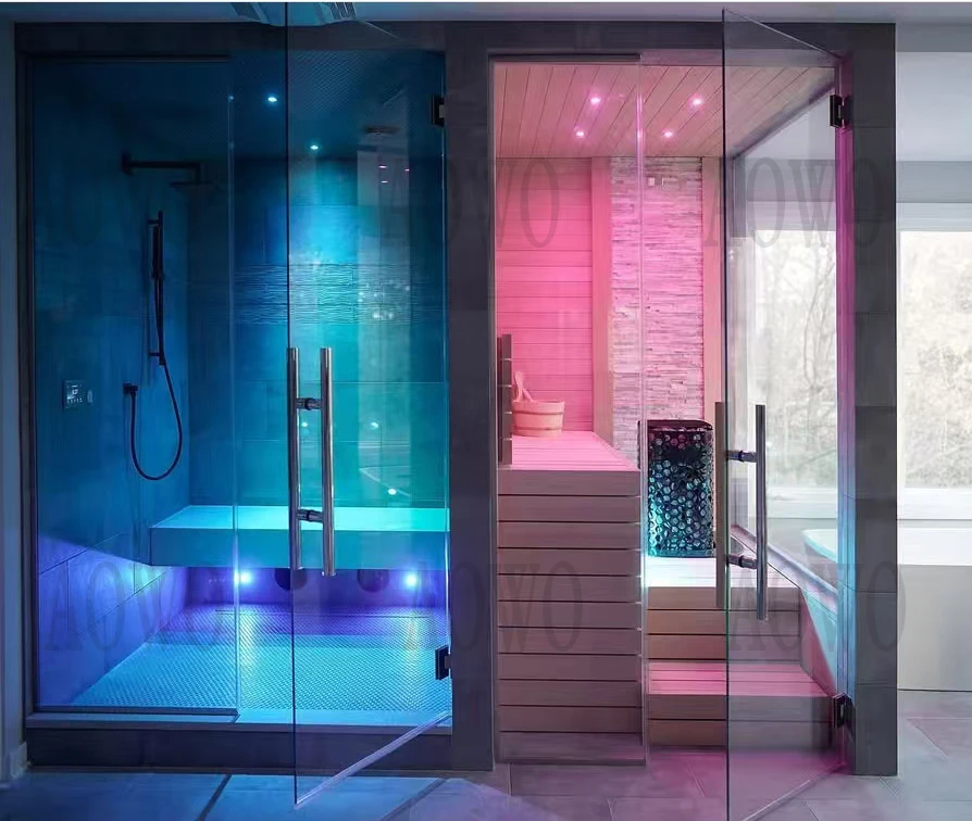 Full Spectrum Infrared Sauna Sauna Da Esterno Luxury Outdoor Steam And Sauna Combine Steam Rooms