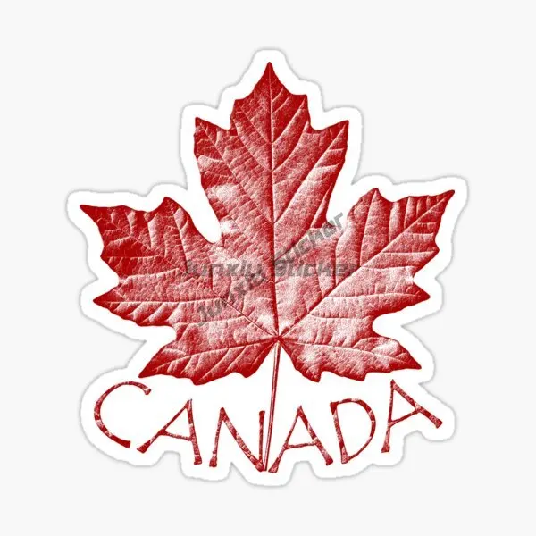 

Canada Flag Map Maple Leaves Creative PVC Sticker for Decorate Car Bicycle Motorcycle Window Decal Accessorie