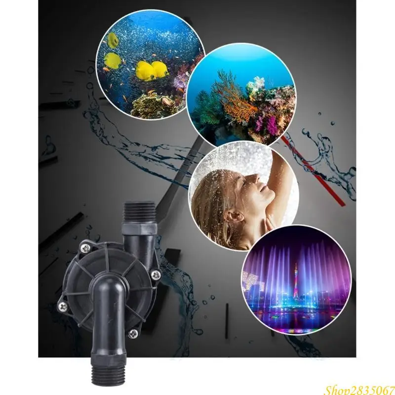 

DC24V/12V Micro Brushless Motor Water Threaded Water Heater Boosters for Fountains, Fish Pond, Aquarium 831F