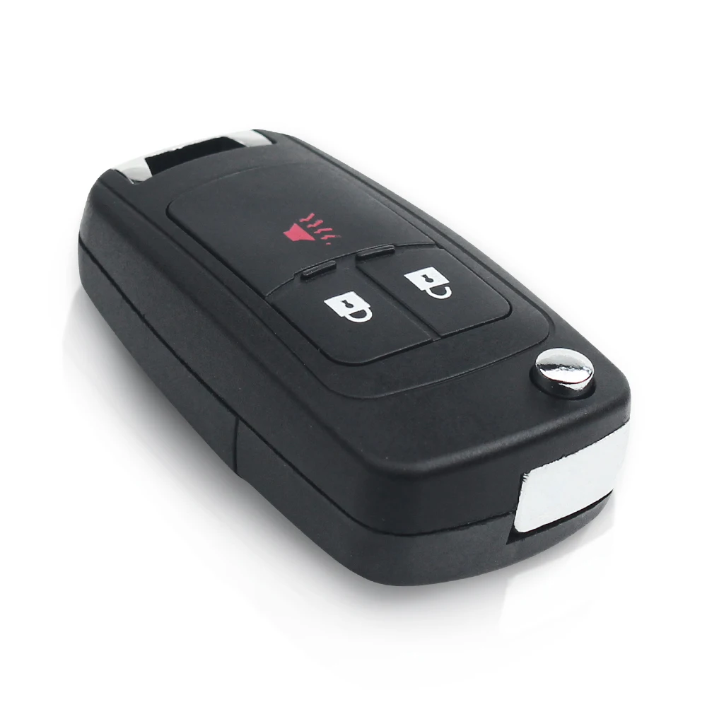 KEYYOU 2 + 1 Tasten Smart Flip Remote Key Shell Fob Fit für Chevrolet Spark Ersatz Fall Abdeckung