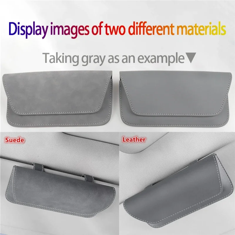 Auto Brillenetui Organizer Lagerung Auto Brillenetui Brillenbox für Auto Sonnenblende Organizer Sonnenbrillen für BMW Brillenetui – Detail 1