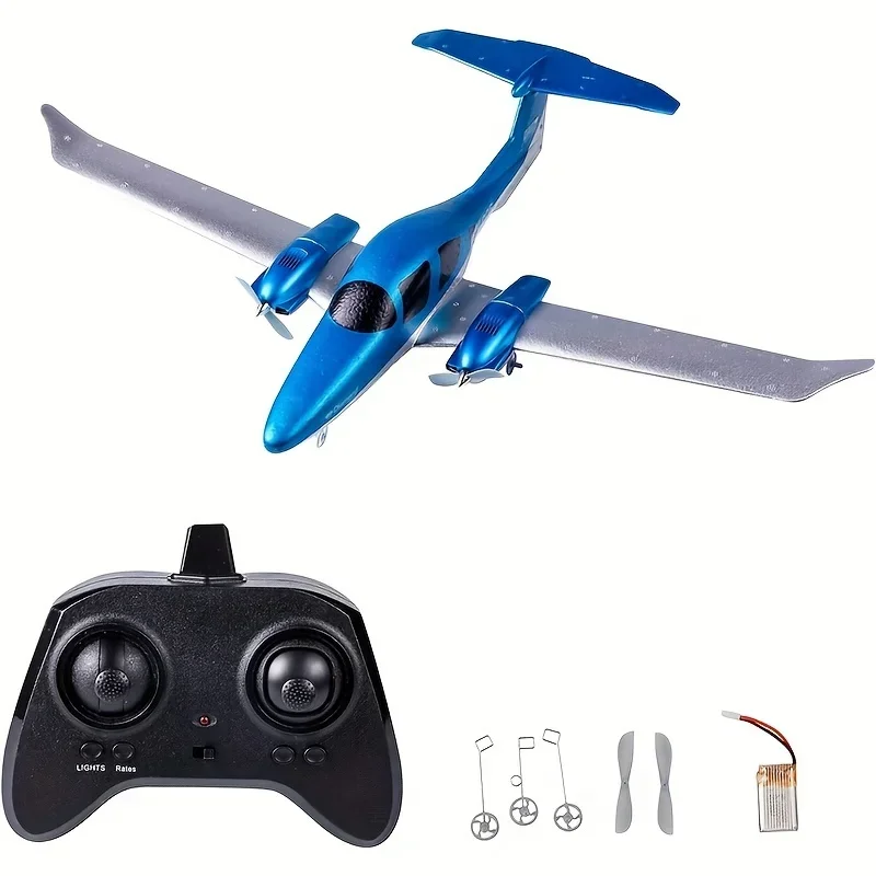 Da62 Diamond Rc Aircraft Qf006 Fixed Wing Remote Control Foam Plane Electric Model Aircraft Two-Channel Glider RC Kids Toys