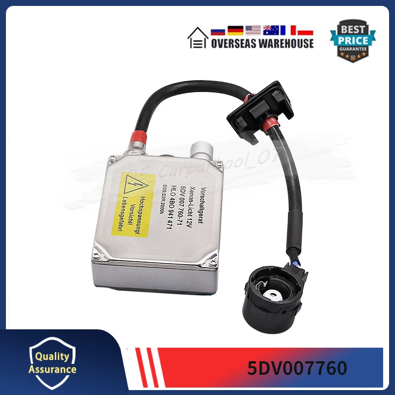 

Fit For Audi A3 A4 A6 Porsche 911 Skoda Fabia Lancia Thesis 5DV007760 4B0941471 5DV007760-71 Xenon Headlight HID Ballast D2S D2R