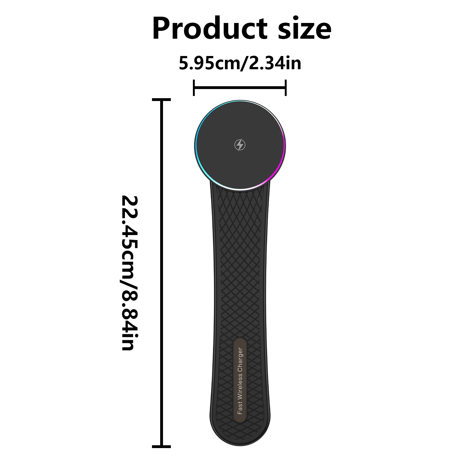 Автомобильное зарядное устройство 15 Вт, совместимое с iPhone MagSafe 16 Pro Max 15 14 13 12, магнитное беспроводное автомобильное зарядное устройство, свободный угол регулировки