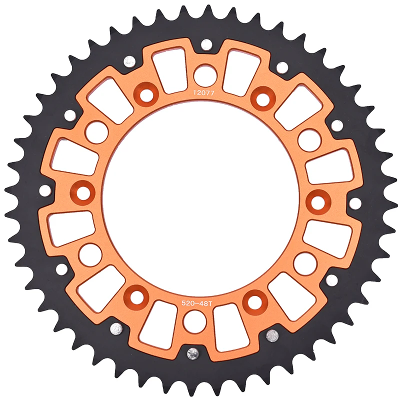 

48T Motorcycle Steel Aluminum Composite Sprocket For Husaberg FE 350 400 e 450 e 501 550 e 600 FC450 550 350 400 501 600 6 Speed