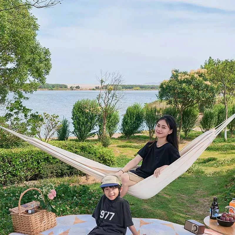 Garden Lounge Hanging Hammock Camping Adult Triangle Rest Nets Portable Hammock Terrace Sleeping Rede De Descanso Camp Supplies