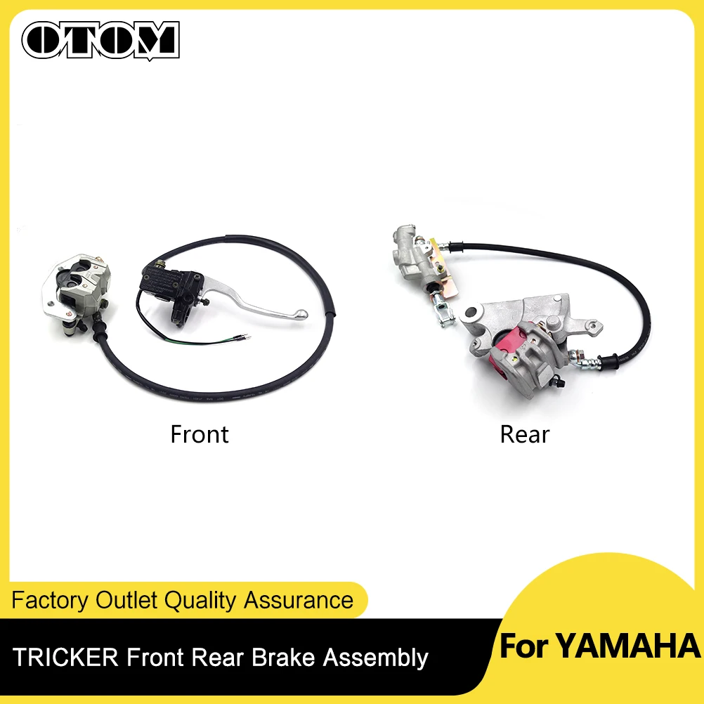 

OTOM Motorcycle Front/Rear Disc Brake Master Cylinder Hydraulic Caliper Assembly For YAMAHA TRICKER XG250 Motocross Accessories