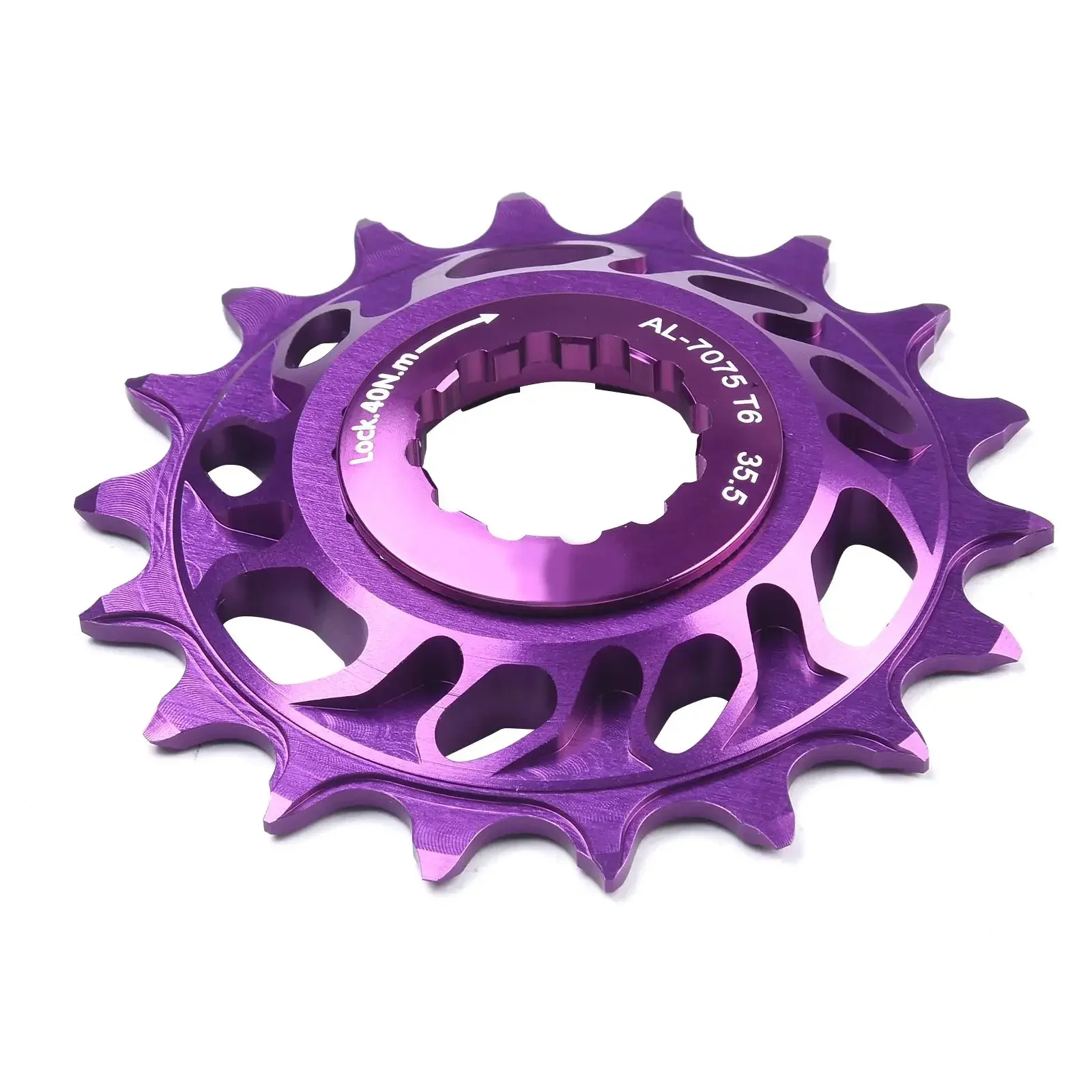 1pc Single Speed Conversion Kit Single Speed Cassette Cog 18T MTB Freewheel Bike Sprocket For Freewheel Chain Aluminum Alloy