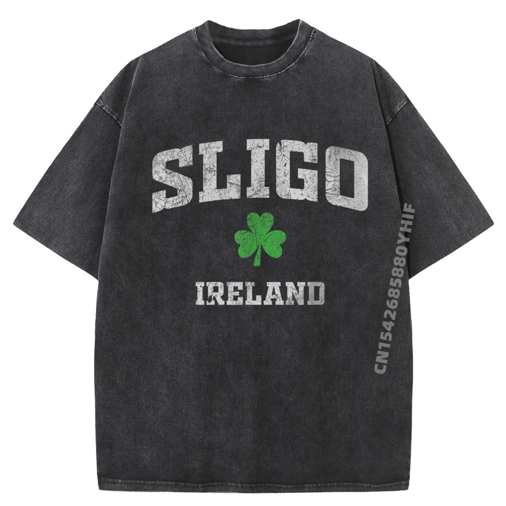

Men T-shirt Sligo Ireland Funny Tees Mens Cotton Comfortable Slogan Graphic Tees Mens Vintage Washed Tee-Shirt