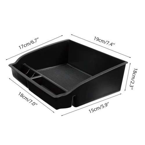Imagen 2 del producto Caja de almacenamiento para reposabrazos Central de coche, organizador de consola Central, bandeja contenedor, soporte de paleta, para Toyota Hilux 2015-2019 2020 2021